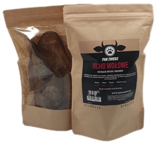 Pan Zwierz Uszy wołowe 2szt