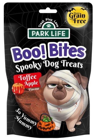Park Life Boo! Spooky Dog Treats Smaczki dla psa o smaku jabłka z nutą cynamonu 80g