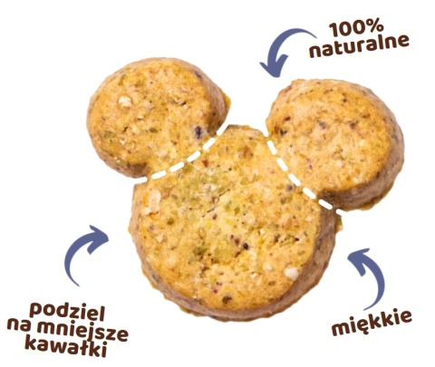 Park Life Disney Soft Bakes Miękkie ciasteczka o smaku masła orzechowego 100g