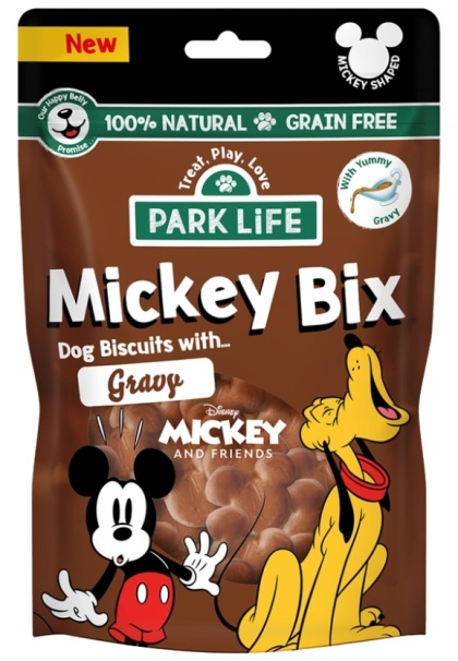 Park Life Mickey Bix Ciasteczka dla psa z warzywną polewą 100g