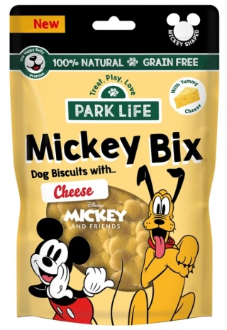 Park Life Mickey Bix Ciasteczka dla psa z serem 100g