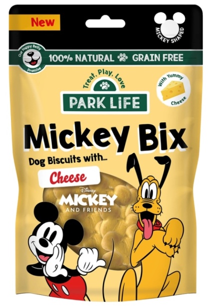 Park Life Mickey Bix Ciasteczka dla psa z serem 100g