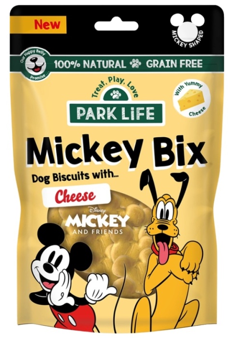 Park Life Mickey Bix Ciasteczka dla psa z serem 100g