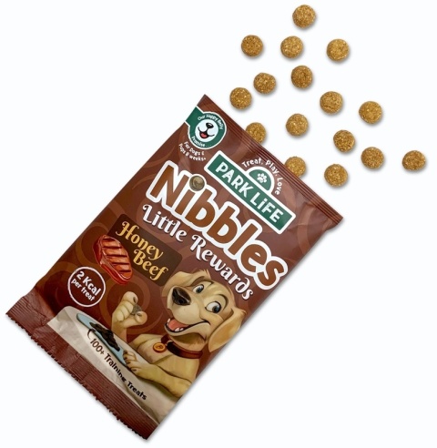 Park Life Nibbles Trenerki o smaku wołowiny w miodzie 80g