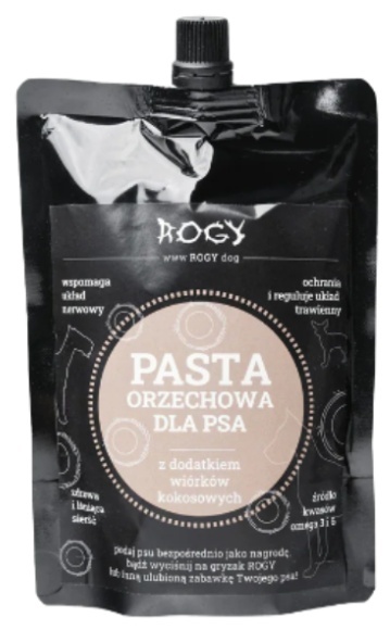 Rogy Pasta orzechowa z wiórkami kokosowymi 300g