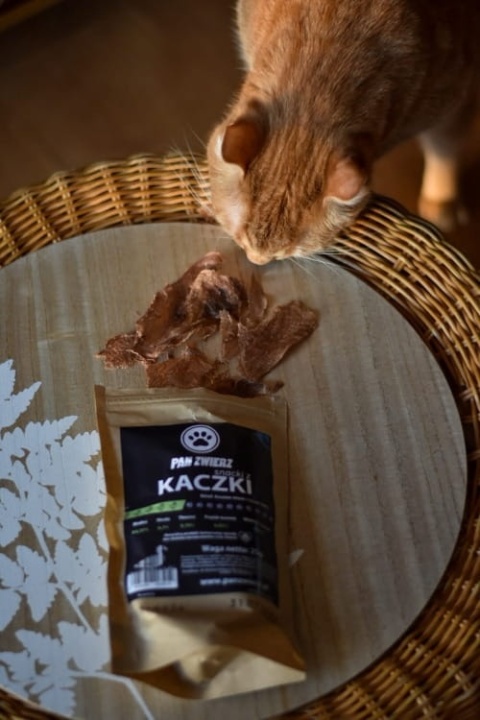 Suszone smaczki dla psa Pan Zwierz Kaczka 25g