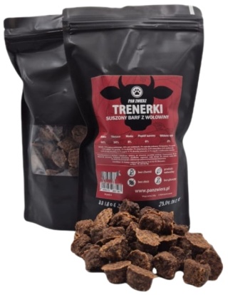 Suszony BARF Pan Zwierz Wołowina 250g