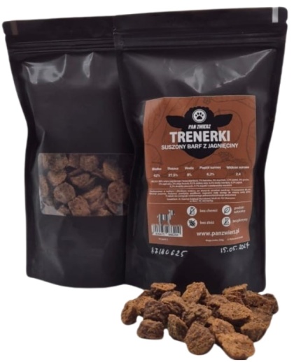 Suszony BARF Pan Zwierz Jagnięcina 250g