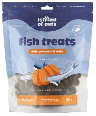 Trenerki dla psa Island of Pets z dynią 80g