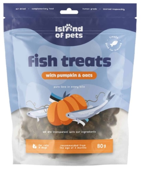 Trenerki dla psa Island of Pets z dynią 80g
