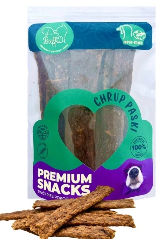 Baffidi ChrupPaski Indyk z kokosem 100g
