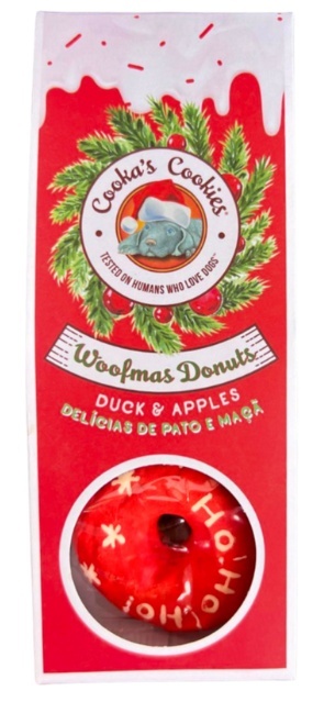 Cooka's Cookies Woofmas Donuts Przysmak z indykiem i kaczką