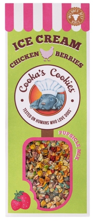 Cooka's Cookies Ice Cream Mix Kurczak i truskawki
