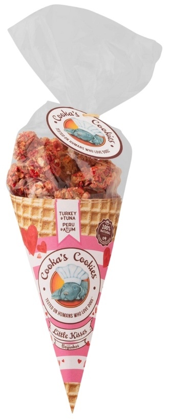 Cooka's Cookies Pink Kisses Kuleczki z indykiem i tuńczykiem 50g