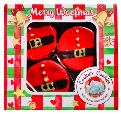 Cooka's Cookies Santa Belly Macarons Świąteczne ciasteczka