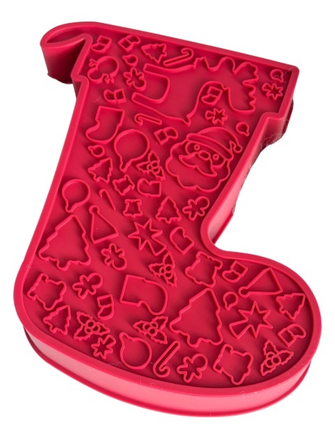 Doggotique 2w1 Miska spowalniająca i mata do lizania But Mikołaja