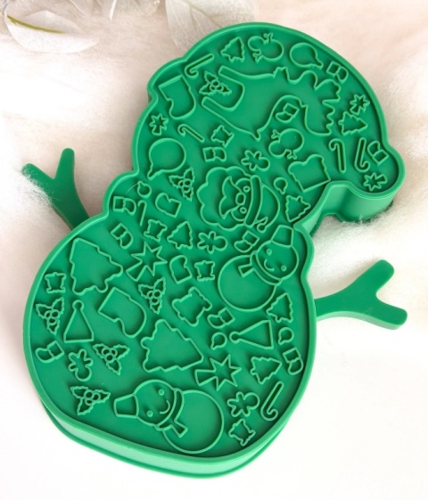 Doggotique 2w1 Miska spowalniająca i mata do lizania Bałwanek