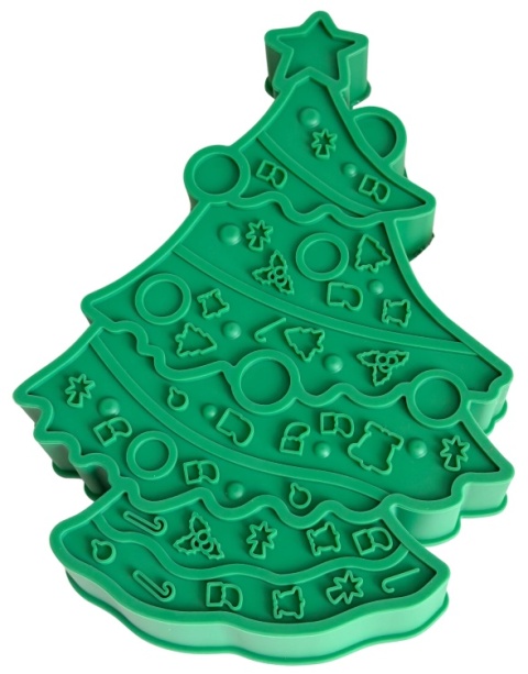 Doggotique 2w1 Miska spowalniająca i mata do lizania Choinka