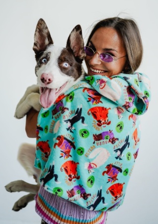 EuphoriaDogs Kocyk Uniwersum Piesków