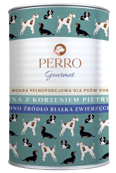 Karma mokra Perro Gourmet Konina z korzeniem pietruszki 400g