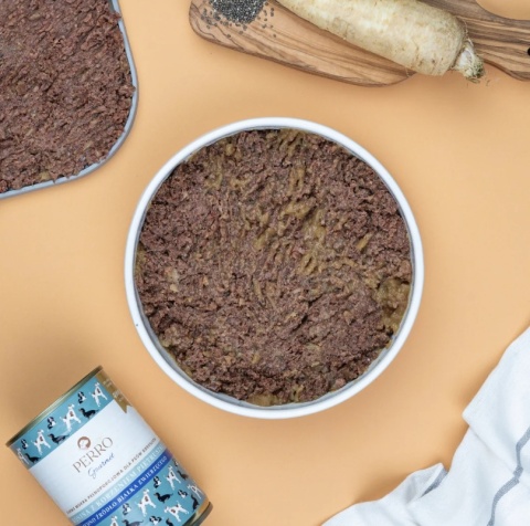 Karma mokra Perro Gourmet Konina z korzeniem pietruszki 400g