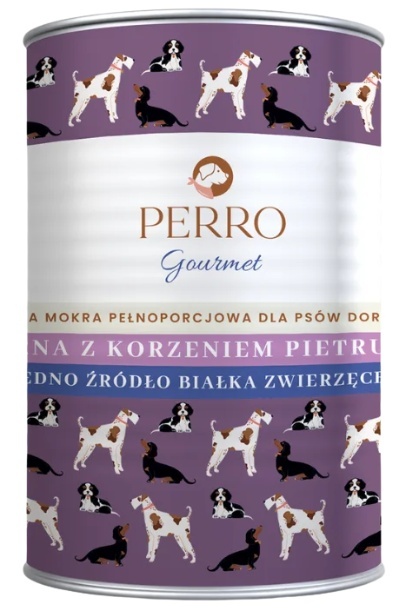 Karma mokra Perro Gourmet Sarna z korzeniem pietruszki 400g