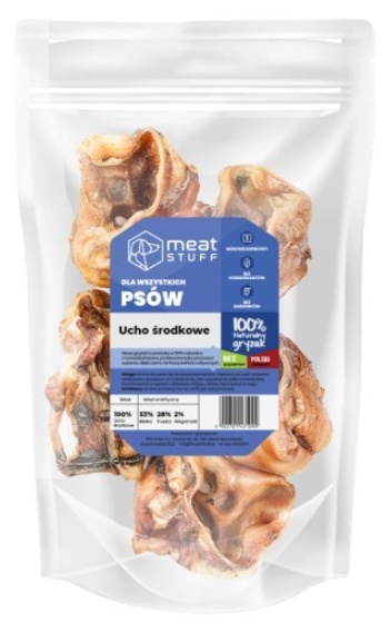 Meatstuff Ucho środkowe wieprzowe 250g