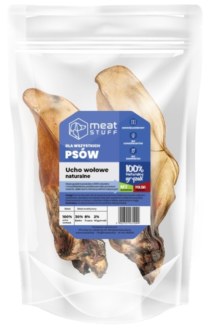 Meatstuff Ucho wołowe 3szt