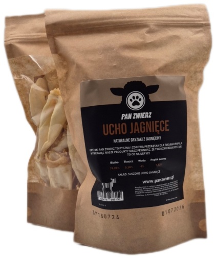 Pan Zwierz Uszy jagnięce 150g