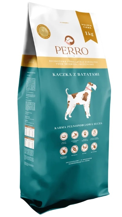 Perro Karma sucha dla średnich i dużych ras Kaczka z batatami 1kg
