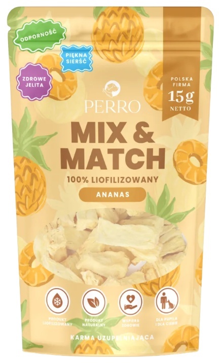 Perro Mix & Match Liofilizowana Ananas 15g