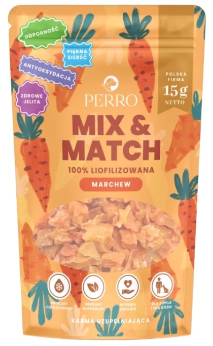 Perro Mix & Match Liofilizowana Marchew 15g