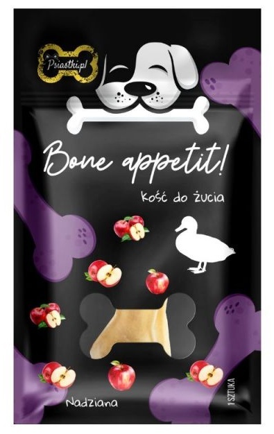 Psiastki Bone Appetit! Kość do żucia z Kaczką i jabłkiem