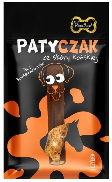 Psiastki Patyczak Paluch ze skóry końskiej