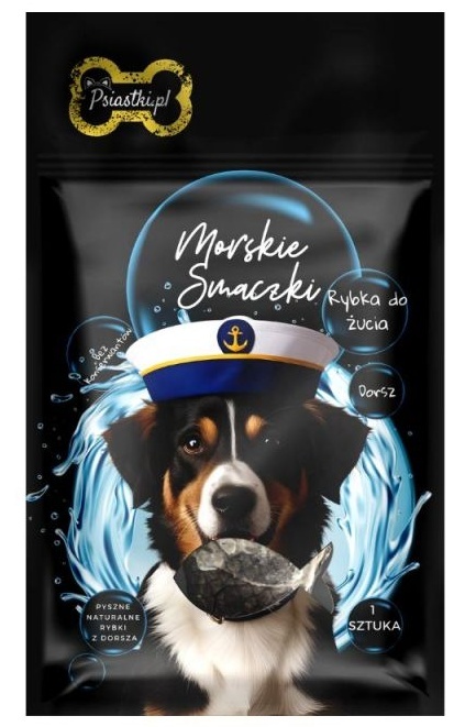 Psiastki Morskie smaczki Rybka z dorsza