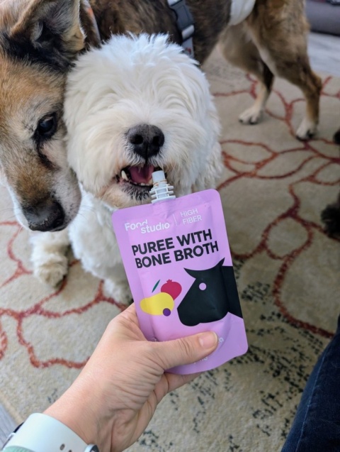 Puree dla psów Food Studio Marchewka, batat, jabłko, żurawina i tymianek 150ml