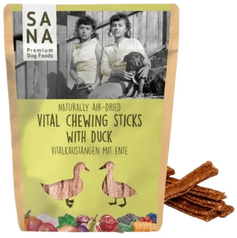 Sanadog Vital Dental Sticks Paluszki do żucia z kaczką 150g
