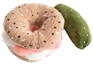 Zabawka węchowa dla psa Lambwolf Bajgiel z ogórkiem