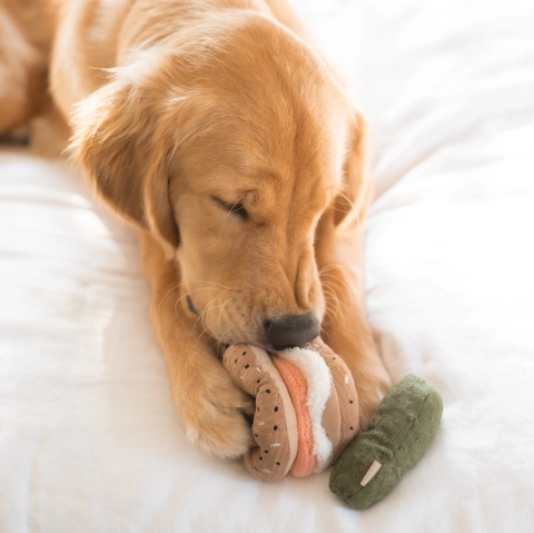 Zabawka węchowa dla psa Lambwolf Bajgiel z ogórkiem