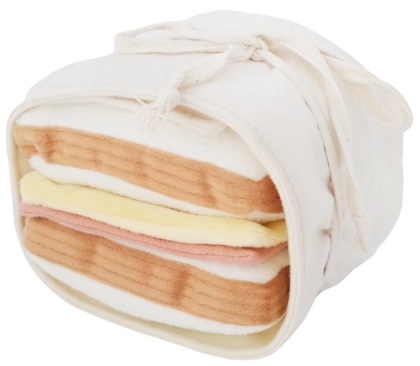 Zabawka węchowa dla psa Lambwolf Tost z szynka i serem