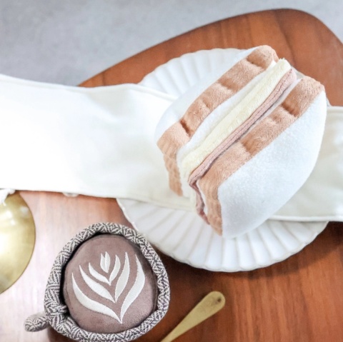 Zabawka węchowa dla psa Lambwolf Tost z szynka i serem